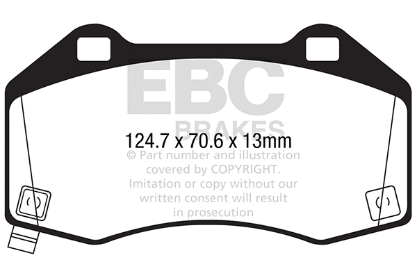 Brake Pad Set, disc brake (DP22286)