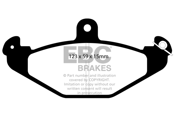 Brake Pad Set, disc brake (DP885)