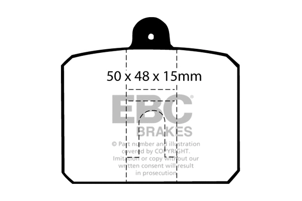 Brake Pad Set, disc brake (DP159)