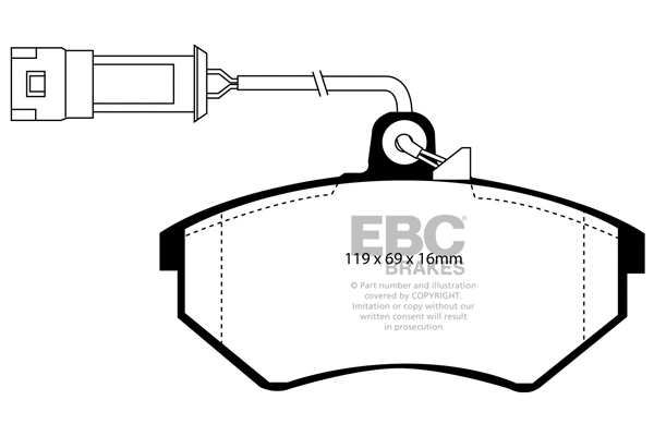 Brake Pad Set, disc brake (DP982/2)