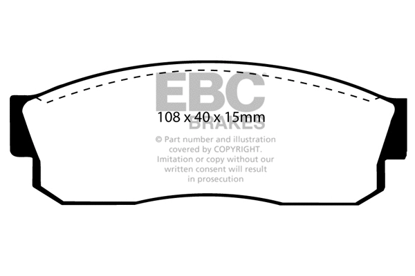 Brake Pad Set, disc brake (DP2452)