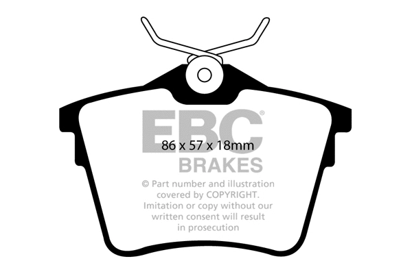 Brake Pad Set, disc brake (DP31551C)