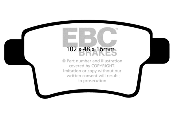 Brake Pad Set, disc brake (DP1961)