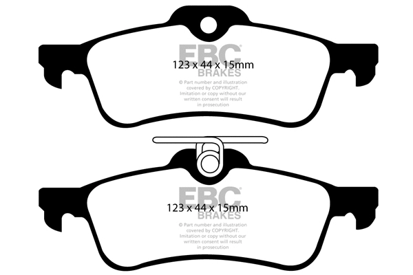 Brake Pad Set, disc brake (DP1973)