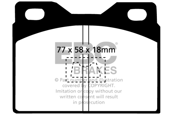 Brake Pad Set, disc brake (DP220/2)