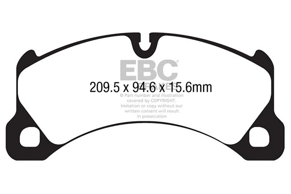 Brake Pad Set, disc brake (DP42162R)