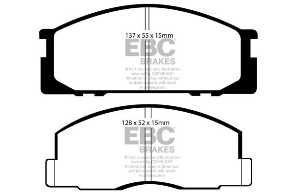 Brake Pad Set, disc brake (DP743)