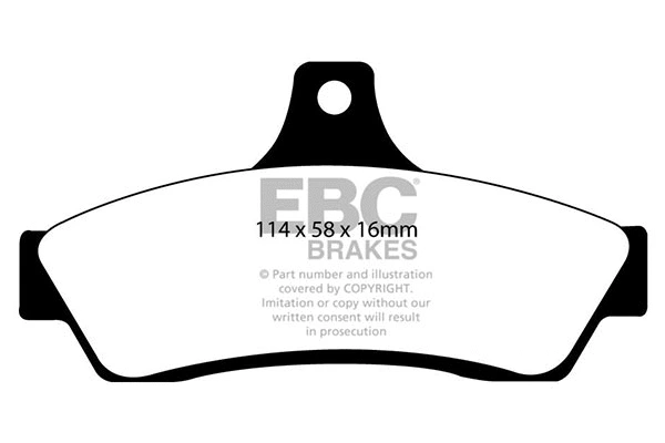 Brake Pad Set, disc brake (DP41711R)