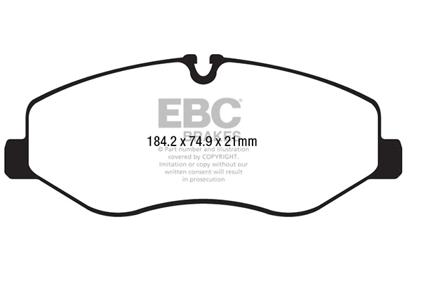 Brake Pad Set, disc brake (DPX2223)