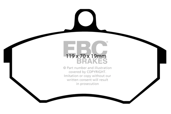Brake Pad Set, disc brake (DP2841/2)