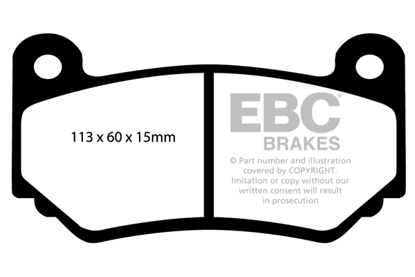 Brake Pad Set, disc brake (DP1377)
