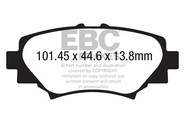 Brake Pad Set, disc brake (DP22186)