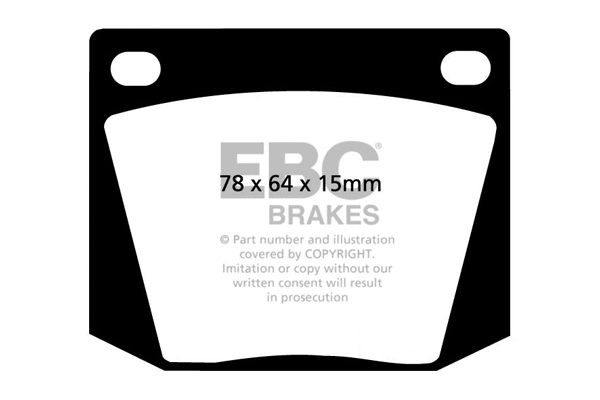 Brake Pad Set, disc brake (DP169)