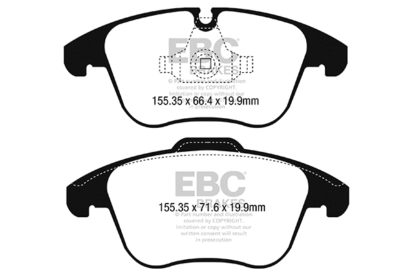 Brake Pad Set, disc brake (DP22252)