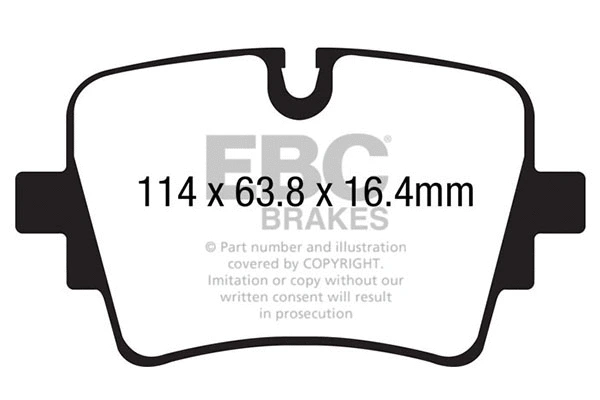 Brake Pad Set, disc brake (DP42192R)
