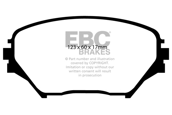 Brake Pad Set, disc brake (DP1402)