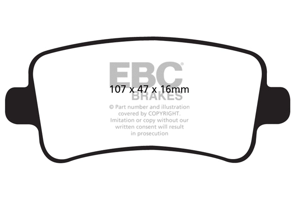 Brake Pad Set, disc brake (DP22016)