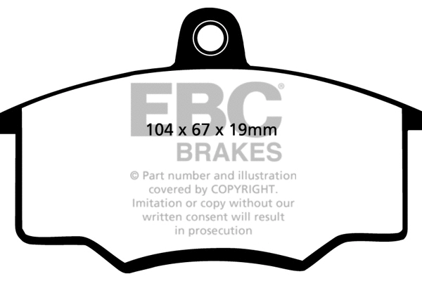 Brake Pad Set, disc brake (DP310)