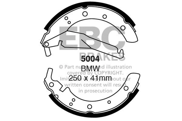 Brake Shoe Set (5004)