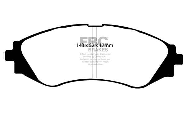 Brake Pad Set, disc brake (DP1209)