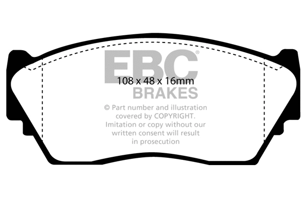 Brake Pad Set, disc brake (DP2892)