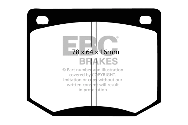 Brake Pad Set, disc brake (DP216)