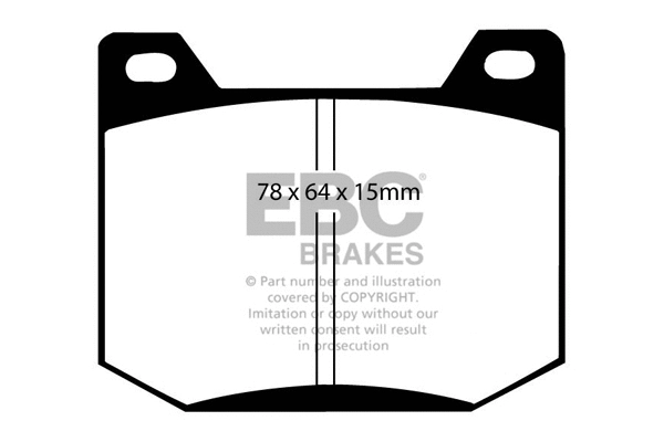 Brake Pad Set, disc brake (DP123/2)