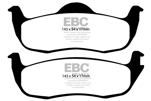 Brake Pad Set, disc brake (DP1745)