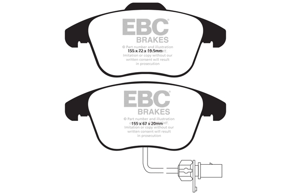 Brake Pad Set, disc brake (DP1998)