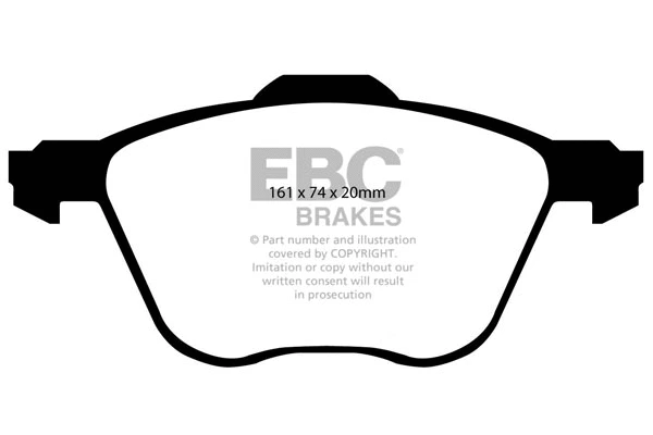 Brake Pad Set, disc brake (DP1413)