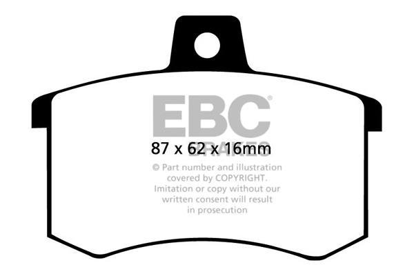 Brake Pad Set, disc brake (DP2370)