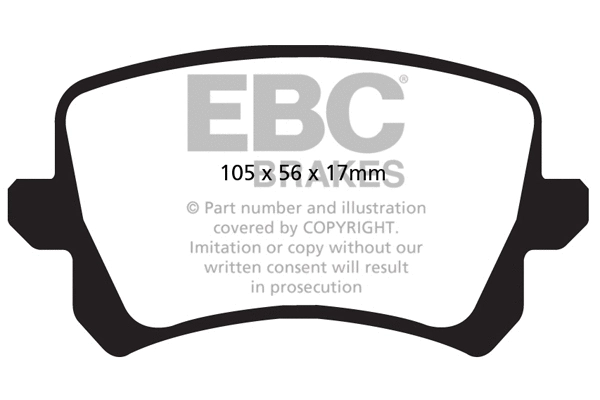 Brake Pad Set, disc brake (DP32004C)