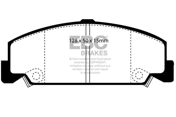 Brake Pad Set, disc brake (DP985)