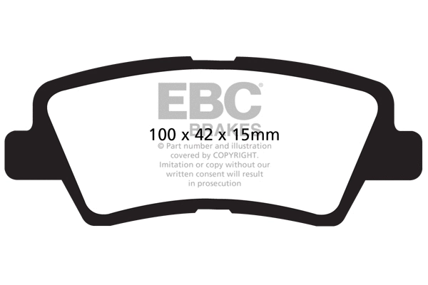 Brake Pad Set, disc brake (DP1875)