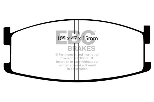 Brake Pad Set, disc brake (DP327)