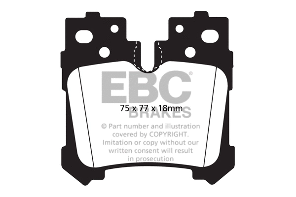 Brake Pad Set, disc brake (DP1812)