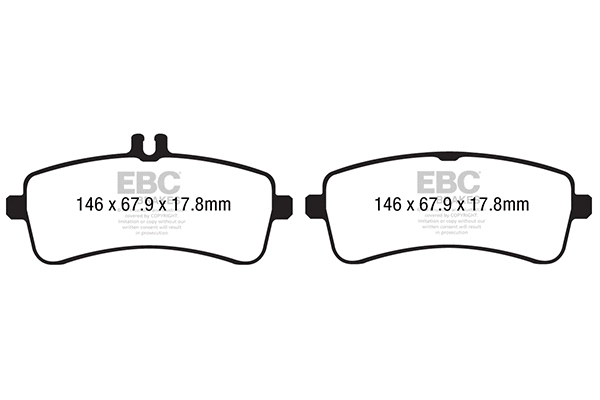 Brake Pad Set, disc brake (DP32234C)