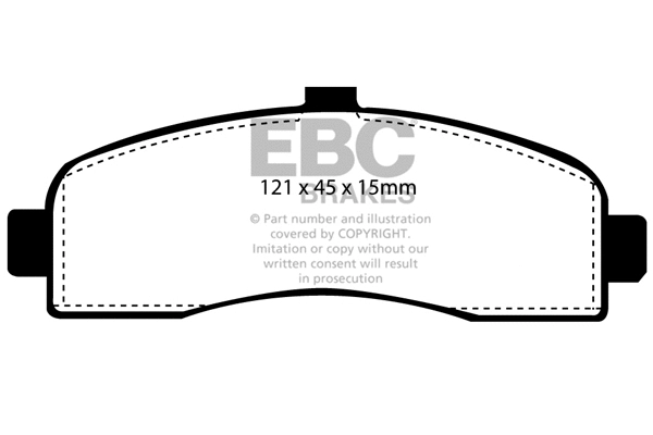 Brake Pad Set, disc brake (DP2946)