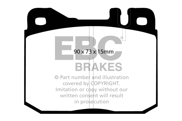 Brake Pad Set, disc brake (DP2261)