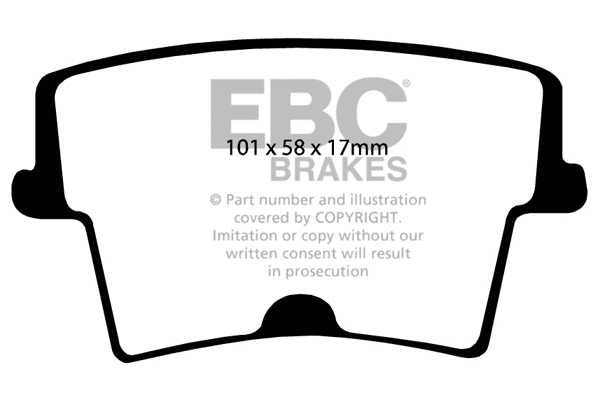 Brake Pad Set, disc brake (DP21722)