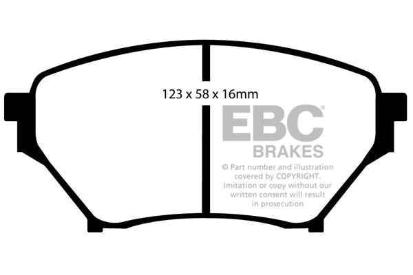 Brake Pad Set, disc brake (DP1452)