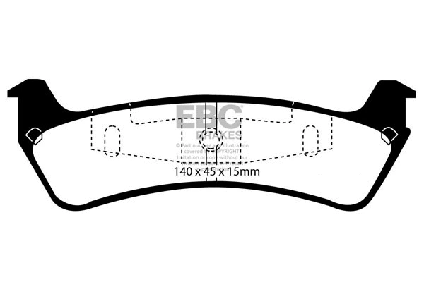Brake Pad Set, disc brake (DP61201)