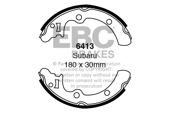 Brake Shoe Set (6413)
