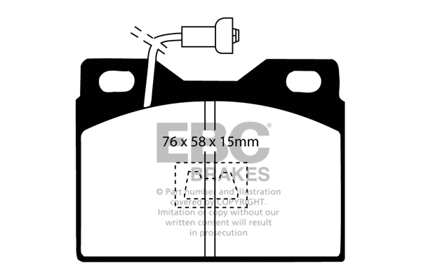 Brake Pad Set, disc brake (DP220/4)