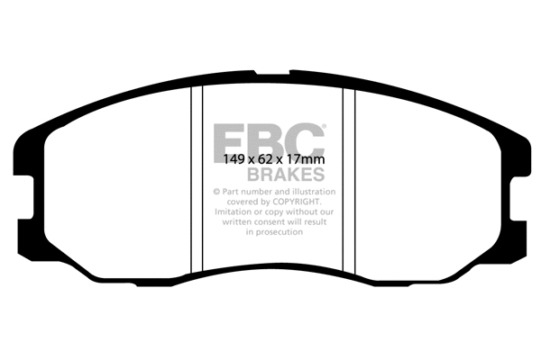 Brake Pad Set, disc brake (DP1975)