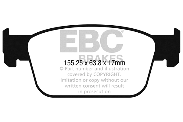 Brake Pad Set, disc brake (DP42273R)