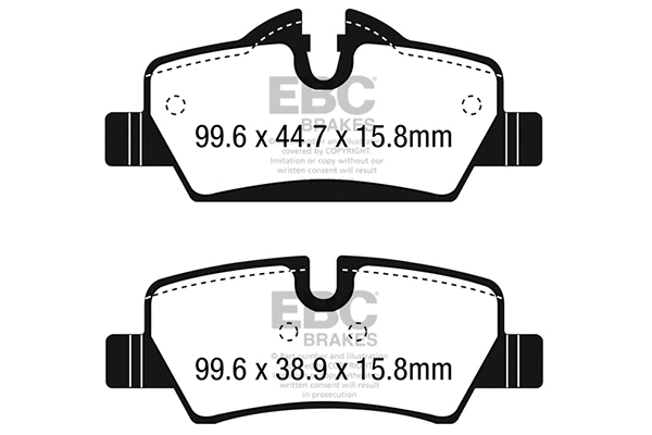 Brake Pad Set, disc brake (DP22228)