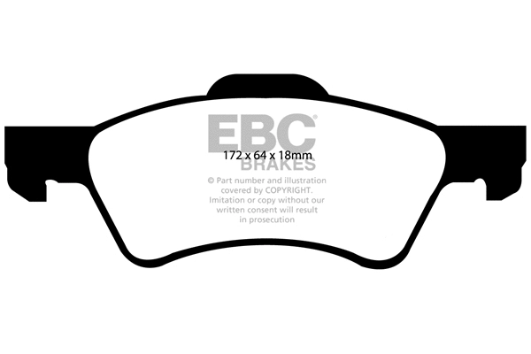 Brake Pad Set, disc brake (DP1613)