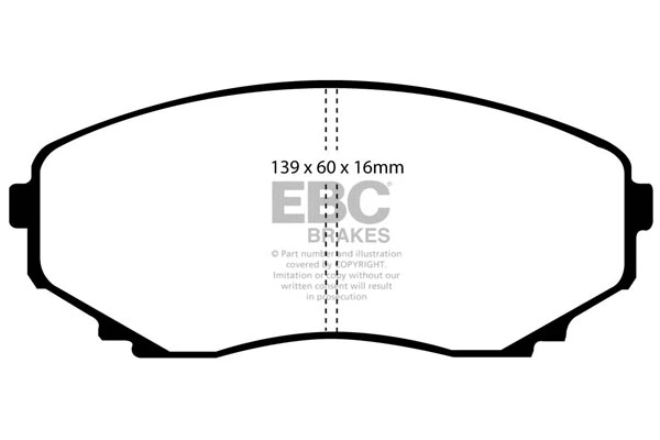Brake Pad Set, disc brake (DP1121)