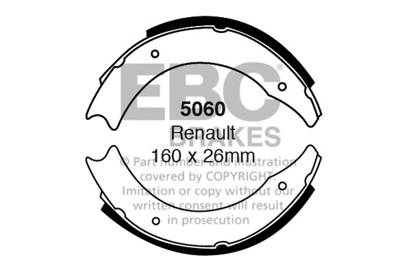 Brake Shoe Set (5060)